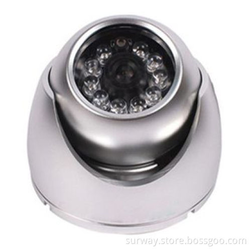 1/4-inch 420TVL Sony Vandalproof IR Dome Camera with Mini Size, 12 Infrared LEDs